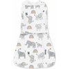 INGENUITY Zavinovačka bavlnená ulitka konvertibilná s voľným rukávom TOG 1 SwaddleMe™ Happy Elephant