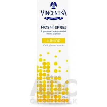 Vincentka Junior nosný sprej 25 ml