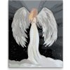 Maľovanie podľa čísel - Anjel na mliečnej dráhe - 80x100 cm, plátno vypnuté na rám - výroba CZ