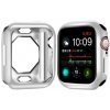 Silikónové puzdro lesklé pre Apple Watch series 9/8/7 (45 mm) Farba: Strieborná