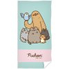 Carbotex · Bavlnená osuška mačička Pusheen a jej priatelia - 100% bavlna - 70 x 140 cm