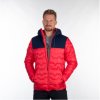 Northfinder Pánska bunda zateplená hybridná WOODROW redblue BU-5132OR