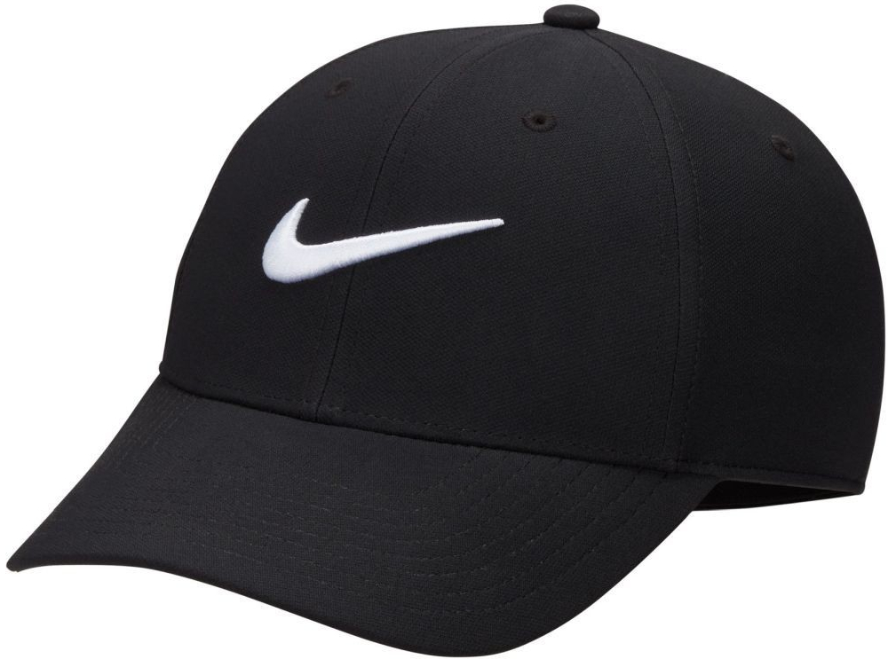 Nike Dri-Fit Club Structured Swoosh Cap black/white