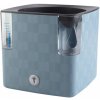Plastkon Cobble smart kvetináč Oceľovo modrá, 15x15x14 cm