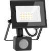 Mexen Luxpro+ LED reflektor s pohybovým senzorom, 10W, neutrálna - 4000K, 1100 lm, čierna - L236-010-40-70