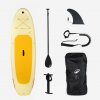 DECATHLON Jednokomorový nafukovací paddleboard SET do 80 kg žltý