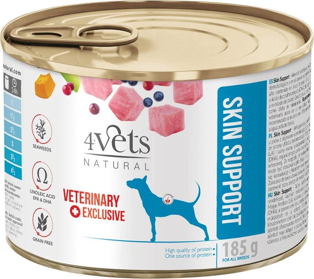 4Vets Natural Veterinary Exclusive Skin Support 185 g