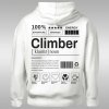 Climber Label dámska mikina s kapucňou