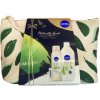 GIFT SET Nivea Naturally good-telové mlieko 350ml,SG 300ml, labello4,8g, taška