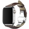 QIALINO kožený remienok v biznis štýle pre Apple Watch Ultra 49mm / 46mm / 45mm / 44mm / 42mm - kakaovohnedý - možnosť vrátiť tovar ZADARMO do 30tich dní