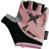 Sulov TWIST GEL ružové detské cyklorukavice - M
