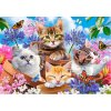 CASTORLAND Puzzle Mačiatka s kvetinami 500 dielikov