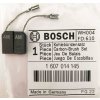 Bosch Sada náhradných uhlíkov pre malé uhlové brúsky Bosch GWS, 2 kusy 1607014145