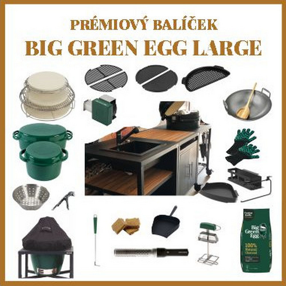 BIG GREEN EGG LARGE MODULAR