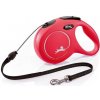Vodítko Flexi Classic M lanko 8 m/20 kg červené