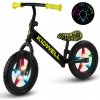 Detský bežecký bicykel Kidwell Rebel LED Neon Yellow, svetlá na kolesách