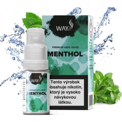 WAY to Vape liquid - Menthol 10ml / 18mg