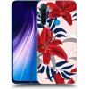 Picasee silikónový prehľadný obal pre Xiaomi Redmi Note 8 - Red Lily