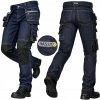 Pracovné nohavice jeans BHP Elastické Pánske Dassy Melbourne stretch 54