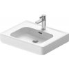 Duravit Soleil by Starck - Umývadlo, 65x48 cm, s prepadom, otvor na batériu, WonderGliss, biela 23766500001