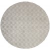 Obsession , Kusový koberec Diamond Cut 800 Grey kruh, 120x120 (priemer) kruh, šedá, obývacia izba