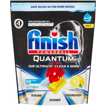 Finish Quantum Ultimate Lemon Sparkle kapsuly do umývačky 60 ks od 13,89 €  - Heureka.sk