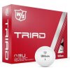 Golfové loptičky Wilson Staff TRIAD (biele, 12 ks)