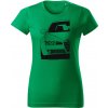 T-ričko Alfa Romeo 159 dámske tričko Farba trička: Trávová zelená, Farba potlače: Čierna, Veľkosť: XL