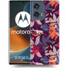 Picasee silikónový čierny obal pre Motorola Edge 50 Fusion - Purple Leaf