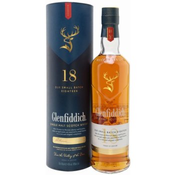 Glenfiddich Single Malt 18y 40% 0,7 l (tuba)