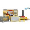 Bruder 62251 BWORLD Pobočka přepravce DHL s figurkou