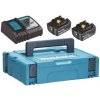MAKITA 198116-4 sada 2*BL1860B akumulátor 18V/6Ah + DC18RC nabíječka + systainer