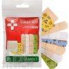 FIXAplast FIRST AID FAMILY náplasť MIX stripy, rôzne veľkosti, tvary a motívy 1x36 ks