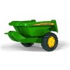 Vlečka za traktor John Deere malá zelená