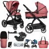 MUUVO SET Kočík 4v1 Slick 2.0 set Tropical green + CYBEX Aton B2 i-Size + základňa VP-F188568