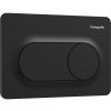 Hansgrohe iFrame Original S - Ovládacie tlačidlo pre dvojité splachovanie, čierna matná 66002670