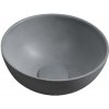Sapho Small - Umývadielko na dosku, priemer 26 cm, bez prepadu, sivá MR26017