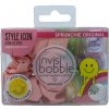 Invisibobble SPRUNCHIE DUO Retro Dreamin‘ Hue-Man Love - Gumička do vlasů 2 ks