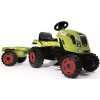 Smoby Šliapací traktor Class zelený s vozíkom
