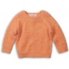 sveter dievčenské, Minoti, ENCHANTED 11, oranžová - 80/86 | 12-18m