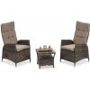 Focus Garden MALTA DUO 2+1 záhradné sedacia súprava, hnedá 003042
