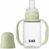 Bibs detská fľaša so silikónovým náustkom sage 150 ml