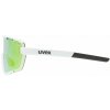 UVEX BRÝLE SPORTSTYLE 236 SET WHITE MAT / MIRROR GREEN (CAT. 2) + CLEAR (CAT. 0)