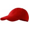 MALFINI Šiltovka 6P Kids - Červená | uni
