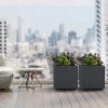 Lamela Kvetináč KARO 300x300x300 antracit beton