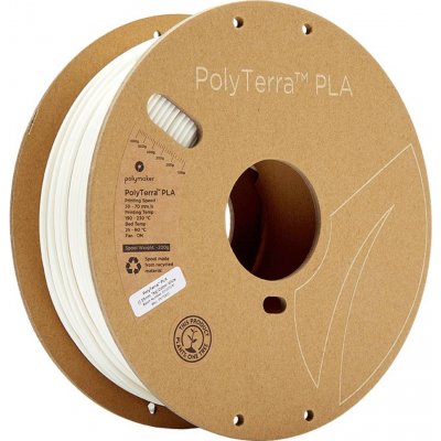Polymaker 70823 PolyTerra PLA PLA 2.85 mm 1kg biela (matná) 1 ks