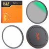 K&F Concept Magnetický NANO-X CPL polarizačný cirkulárny filter K&F - green coated (52 - 82 mm) Priemer: 62 mm