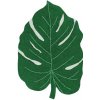 Lorena Canals , Ručne tkaný kusový koberec Monstera Leaf, 120x160, zelená, chodba / predsieň