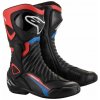 Topánky S-MX 6 HONDA kolekcie, ALPINESTARS (čierna / červená / modrá / biela) 45