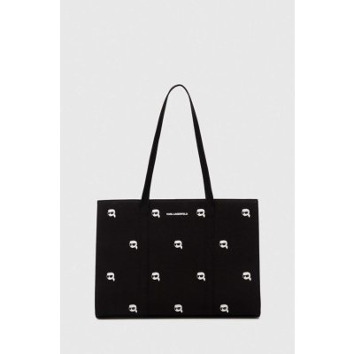 Karl Lagerfeld Bavlnená taška čierna 241W3882